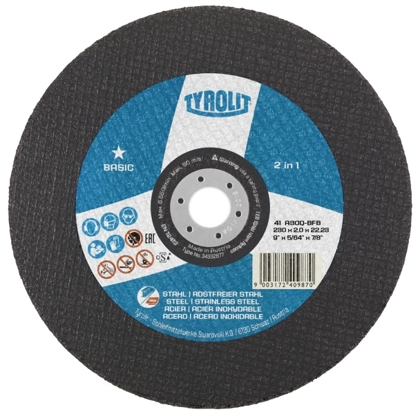 Solar Plus Pjovimo diskas Tyrolit 230 x 2 x 22,23 mm