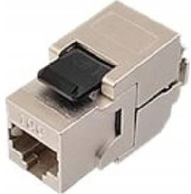 Solarix 10G samořezný Keystone CAT6A STP RJ45 SXKJ-10G-STP-BK-SA