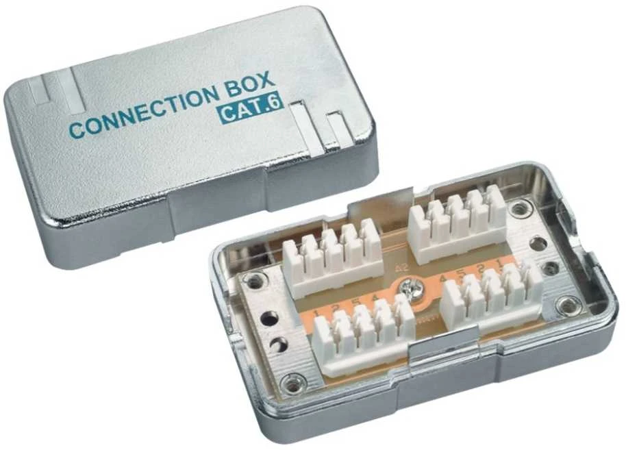 Solarix CAT6 STP 8p8c LSA+/Krone jungiamoji dėžutė (KRJS45-VEB6)