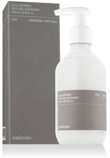Celimax Dual Barrier Mild Gel Valiklis veido prausimosi gelis, 200 ml
