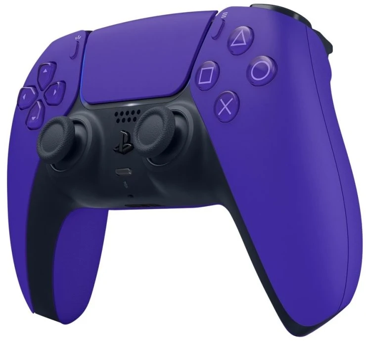 Sony belaidis valdiklis „DualSense Galactic Purpl V2“, žaidimų pultas, „PlayStation 5“, mygtukas „Atgal“, meniu mygtukas, mygtukas „Pradėti“, analoginis / skaitmeninis, įvairūs, laidinis ir belaidis