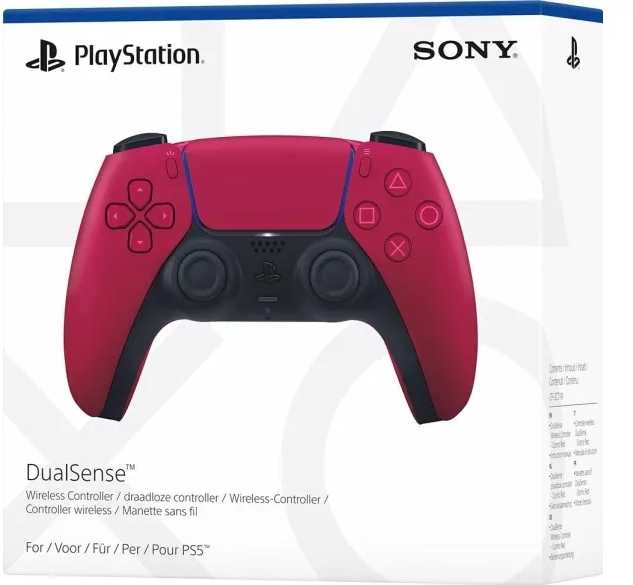 Sony DualSense – belaidis valdiklis – „Bluetooth“ – kosminės raudonos spalvos – Sony PlayStation 5