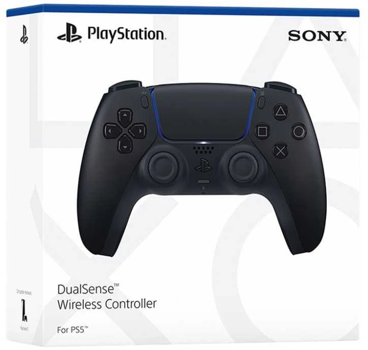 Sony DualSense žaidimų valdiklis, juodas, PS5
