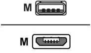 Kabelis USB Sony USB-A - Juodas (184661512)