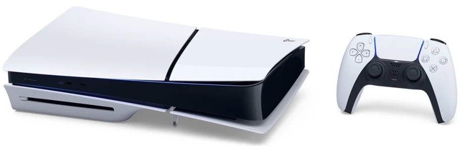 Sony PlayStation 5 Slim Disc Edition 1TB – Baltas