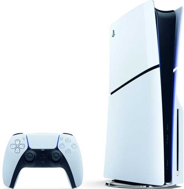 Sony | „Playstation® 5 Slim“ (disko versija) – žaidimų konsolė – 1 TB SSD NVme – „Wi-Fi“/LAN – balta