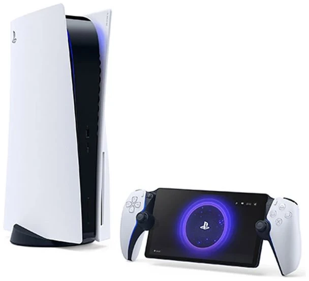 „Sony Playstation Portal“, nuotolinis grotuvas, „PlayStation 5“, juoda, balta, „Sony“, „Sony Playstation 5“, laidinis ir belaidis