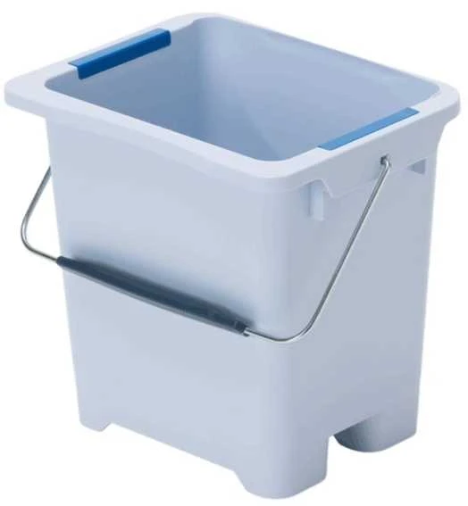 Inventoriaus kibiras, Vileda UltraSpeed Pro, 46,8x37,8x48,6 cm, 10 l, pilkas, rPP/PP, su rankena