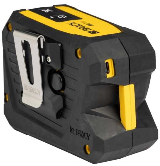Etikečių spausdintuvas Brady M211-Etikečių spausdintuvas-Kit mobilny spausdintuvas termotransferowa 203dpi max. szerokość 19.05 mm Bluetooth w tym wiele akcesoriów EU-UK-US wersja (170390)
