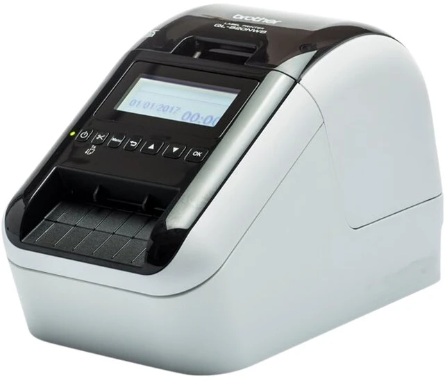 Brother QL-820NWBc - prie tinklo prijungiamas etikečių spausdintuvas