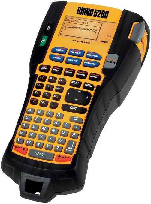 DYMO RHINO 5200 Kit etikečių spausdintuvas Perkėlimas terminiu būdu 180 x 180 DPI ABC