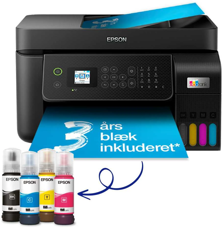 Spausdintuvas Epson EcoTank ET-4800 ET4800 Multifunktionsdrucker spalvotas Tintenstrahl nachfüllbar (C11CJ65402)
