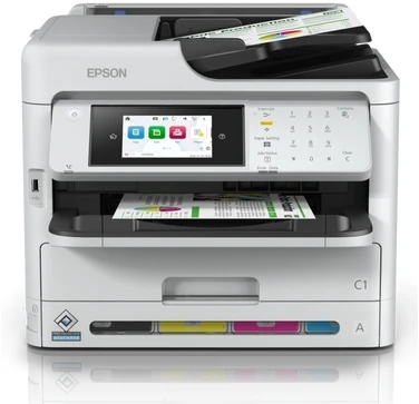 Spausdintuvas Epson WorkForce Pro WF-C5890DWF, rašalinis, spalvotas spausdinimas, 4800 x 1200 DPI, A4, tiesioginis spausdinimas, juoda, pilka