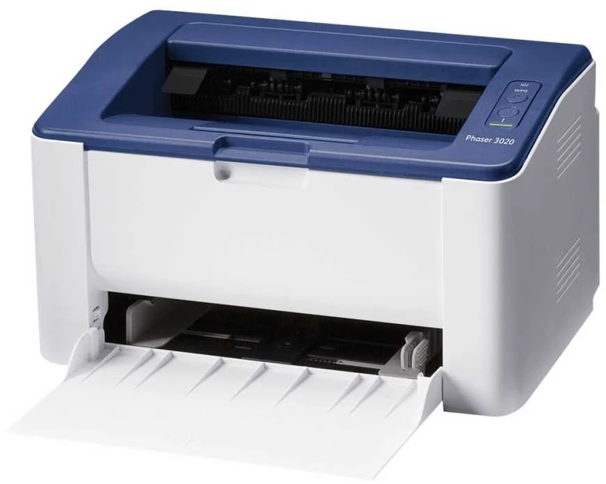 Spausdintuvas „Xerox Phaser 3020BI“, A4, mono lazeris, 20 ppm, 15 000 per mėnesį, 128 Mb, 8,5 sek., 150 lapų, USB 2.0, „WiFi“