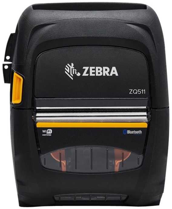 Spausdintuvas Zebra ZQ511, Tiesioginis terminis, 203 x 203 DPI, 127 mm/sek., Laidinis ir belaidis, Juoda