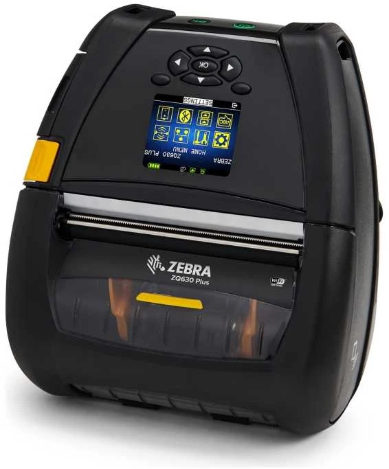 Spausdintuvas „Zebra ZQ630“ dantų etiketės. Terminės dantų etiketės, 203 x 203 DPI, 115 mm/s, laidinis ir belaidis ryšys, laidinis LAN ryšys, „Wi-Fi“, „Bluetooth“.