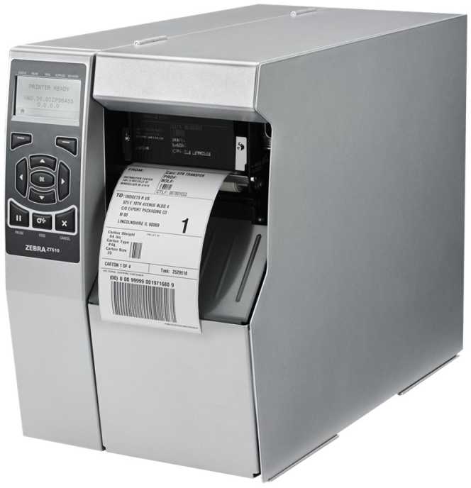 Spausdintuvas ZEBRA ZT510 300dpi Cutt pilka