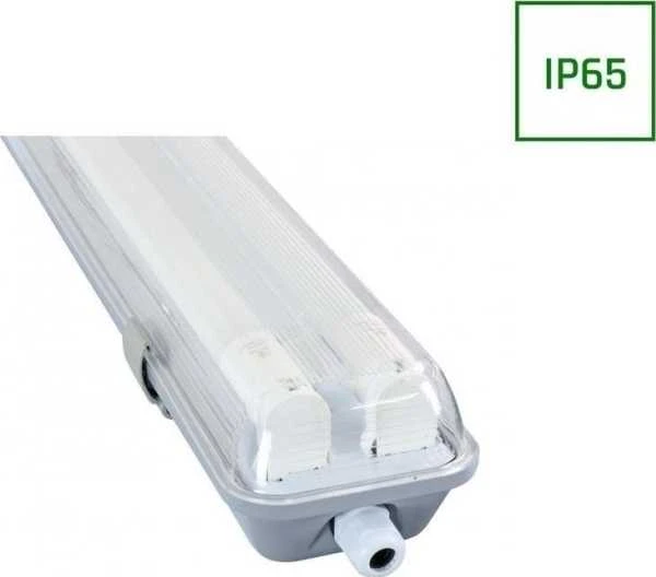 Lubinis šviestuvas Šviest korp, SPECTRUM, LED, 2XT8, G13, 2x18W, 2X120 CM, IP65