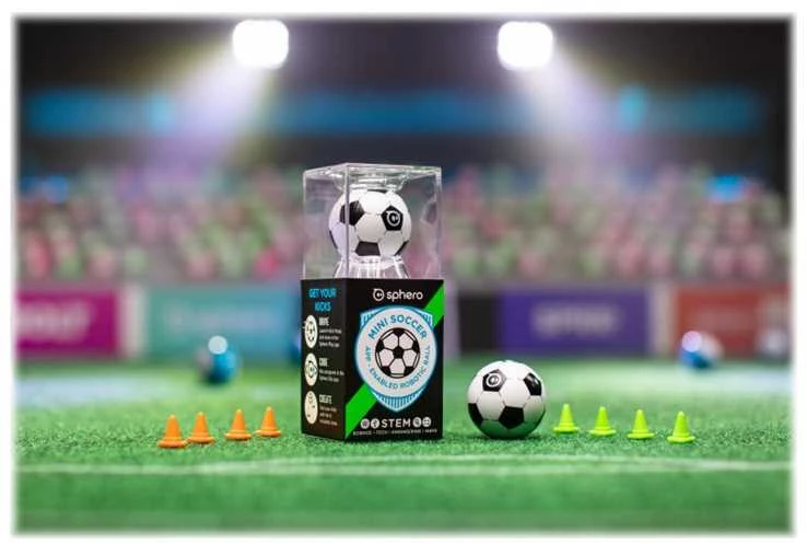 Sphero Mini Soccer | Football App-Enabled Robot M001SRW Baltas/ juodas