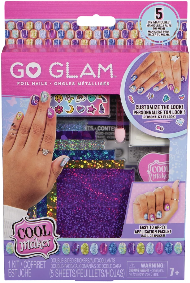 COOL GOGLAM Rinkinys „Blizgantys nagai“