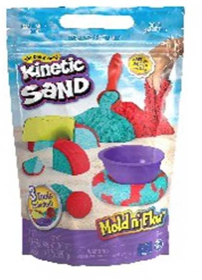 Spin Master Kinetic Sand Kinetic Sand 680 g Rinkinys su pelėsiu raudona ir jūra