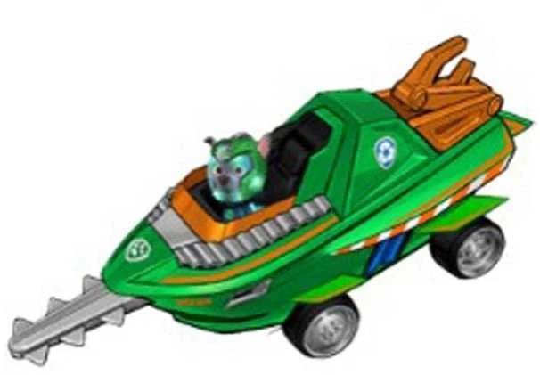Spin Master PAW PATROL transporto priemonė Aqua Theamed Rocky, 6066142