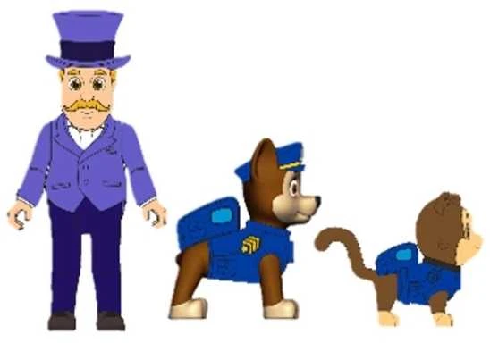 Spin Master PAW PATROL figūrėlė Hero Pup Core Chase, 6070746
