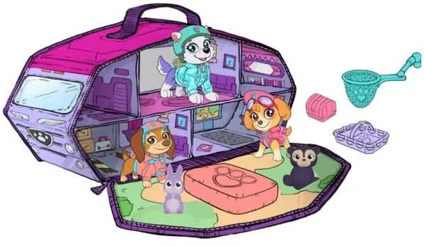 Figūrėlių rinkinys Spin Master PAW PATROL: Skyes World Rescue Camper (6074035)