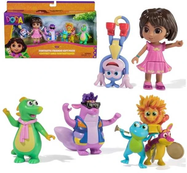 Spin Master DORA TYRINĖTOJĖS žaidimų rinkinys Dora figūrėlių dovanų rinkinys