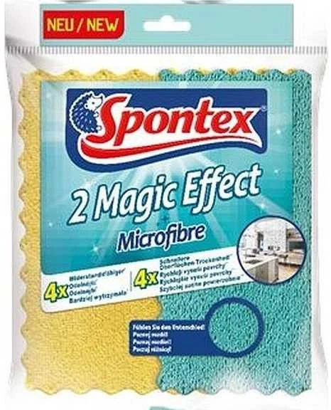 Spontex Šluostė mikropluošto Magic Effect 20.5x22cm, 2vnt
