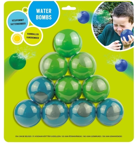 Moneual SPRING SUMMER Reusable Vanduo Bombs 10-Pack