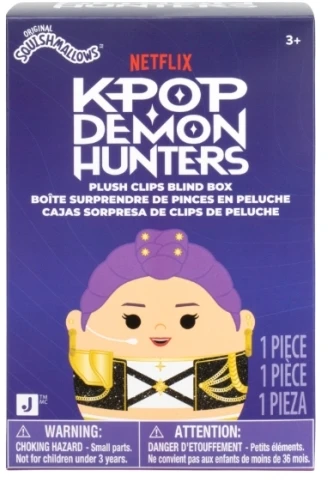 SQUISHMALLOWS KPOP DEMON HUNTERS PRIKABINAMAS PLIUŠINIS ŽAISLIUKAS – asortimentas