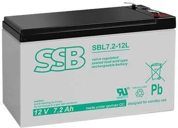 Grąžtas Akumuliatorius SSB SBL 7.2-12L 12V / 7,2Ah / AGM