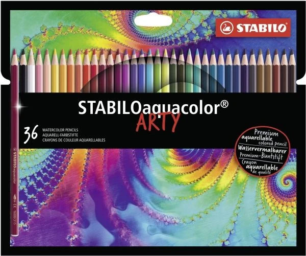 Spalvoti pieštukai Stabilo aquacolor ARTY