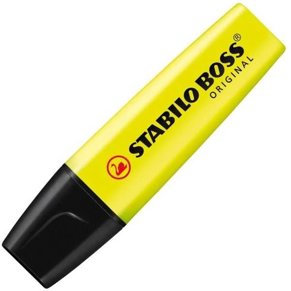 STABILO Boss Original geltonas žymeklis