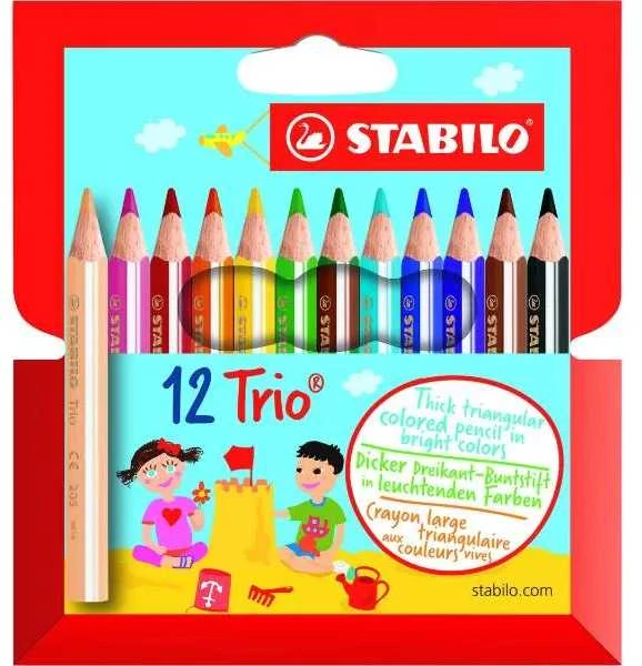 STABILO Trio, daugiaspalvis, Čekijos Respublika, 4,2 mm, 10 mm, 127 mm, 117 mm