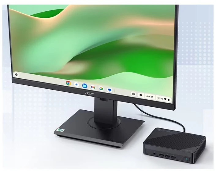 Stacionarus kompiuteris Acer „CHROMEBOX MINI 2 INTEL N150“ – 8/32 GB EMMC „CHROMEOS“