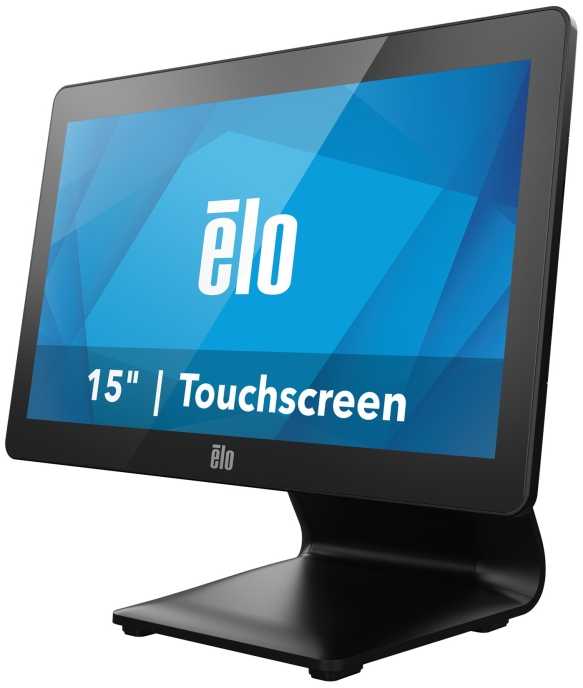 Stacionarus kompiuteris Komputer Elotouch I-Series 3 All-in-One Ekran dotykowy Intel Celeron 8GB RAM 128GB SSD 15.6'' Wi-Fi 6 Juodas (E705229)
