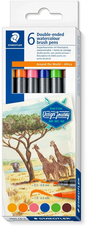 Staedtler ''Design Journey'' Around the world Afrika Rinkinys mažmeninei prekybai