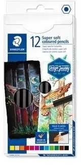 Staedtler 3004, Daugiaspalvis, 12 vnt., Tušinukas + Plunksnakotis