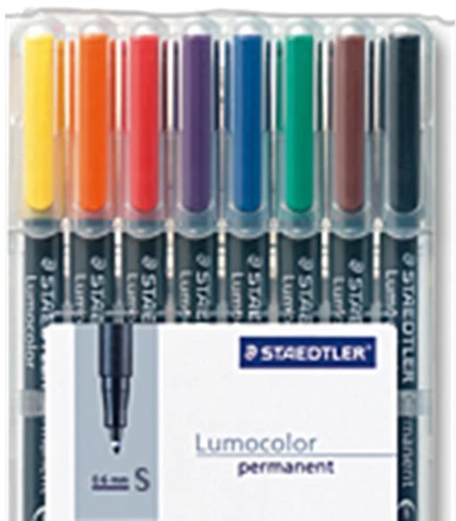 Staedtler 313 WP8, Juoda, Mėlyna, Ruda, Žalia, Oranžinė, Raudona, Violetinė, Geltona, Juoda, Polipropilenas (PP), 0,4 mm, 1 vnt.