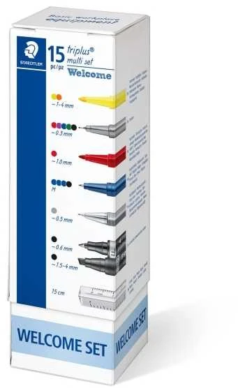 Staedtler Triplus 15 vnt. Welcome rinkinio pakuotė