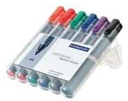 Staedtler LUMOCOLOR atverčiamasis žymeklis, 6 spalvų dėklas (STA307)