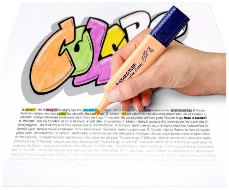 Staedtler Highlighter Classic Colors 10 spalvų
