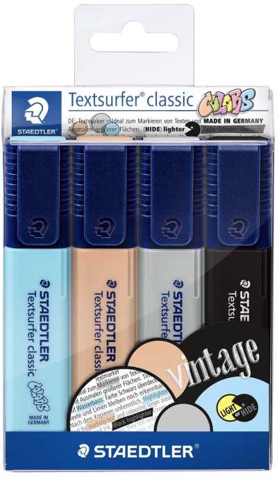 Staedtler Classic Vintage Marker 4 spalvos