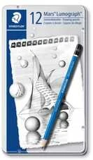Staedtler Lumograph 8B-2H eskizų pieštukai