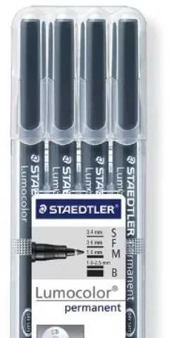 Staedtler Lumocolor -huopakynälajitelma, 4 kpl