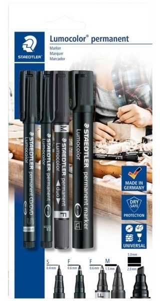Staedtler STAEDTLER Marker Set Lumocolor 4St