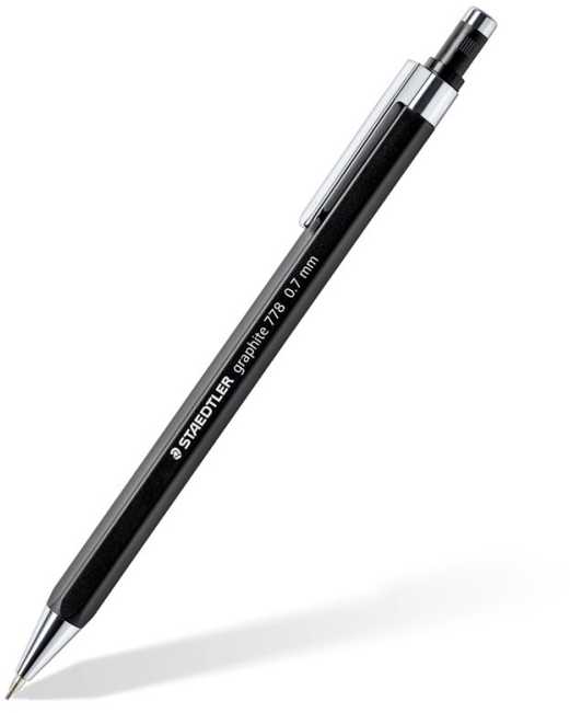 STAEDTLER Druckbleistift graphite 778 05-9 B 0,5mm Schaft juodas (778 05-9)