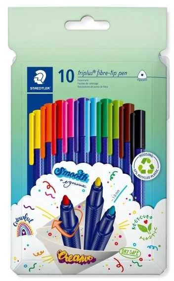 STAEDTLER Fasermaler triplus color rPP 10St